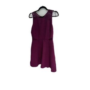 Kensie Dress Womens Purple Textured Sleeveless Dressy Jumper Dress Size …